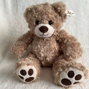 Unipak Cream Teddy Bear 14” Vera w/Paw Pawprints Plush Stuffed Animal